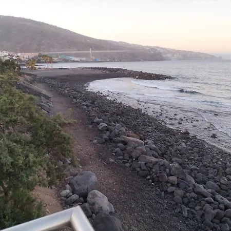 Apartment Caletillas Black 1º Linea Playa & Piscina & Wifi
