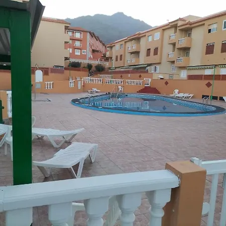 公寓 Caletillas Black 1º Linea Playa & Piscina & Wifi 坎德拉里亚